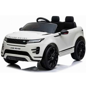 Masinuta electrica Range Rover 4x4 140W 12V, scaun tapitat, roti MOI, culoare Alb imagine