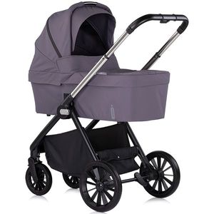 Carucior pentru copii Chipolino Encanto 3 in 1 cloud cu spatar reglabil, suspensii, bara detasabila, suport piciare ajustabil, maner reglabil si accesorii imagine