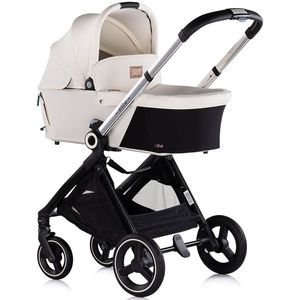 Carucior pentru copii Chipolino Elite 3 in 1 biscotta cu spatar reglabil, suspensii, maner ajustabil, suport picioare reglabil si accesorii imagine