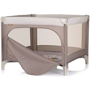 Tarc de joaca pentru copii Chipolino Pop Up Bear beige pliabil imagine