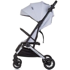 Carucior pentru copii Chipolino Pixie cloud grey cu spatar reglabil, suspensii, sistem tip troller, suport reglabil pentru piciore imagine