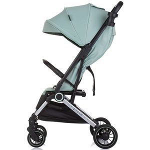 Carucior pentru copii Chipolino Pixie basil cu spatar reglabil, suspensii, sistem tip troller, suport reglabil pentru piciore imagine