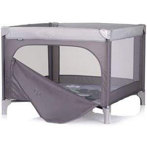 Tarc de joaca pentru copii Chipolino Pop Up Hippo grey pliabil imagine