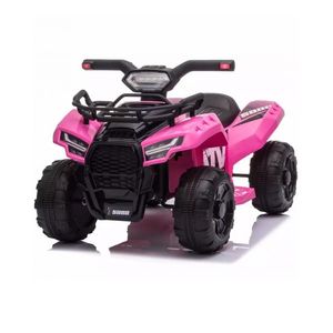 Atv electric pentru copii Nichiduta Champion Pink cu doua viteze, Acumulator 6V 4Ah, Roti rezistente, Suport picioare, Manere ergonomice, Efecte sonore, Faruri cu lumini LED, Pornire la buton, Pedala acceleratie imagine