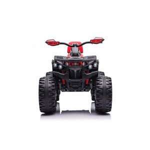 Atv electric pentru copii Nichiduta Road Power Red, Acumulator 12V7Ah, 2 Motoare, Telecomanda 2.4G, Roti din cauciuc EVA, Faruri cu lumini LED, Efecte sonore, Spatar inalt imagine