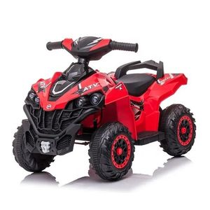 Atv electric pentru copii Nichiduta Power X Speed, cu 2 motoare, Acumulator 12V 4.5Ah, Roti rezistente, Suport picioare, Manere ergonomice, Efecte sonore, Faruri cu lumini LED, Pornire la buton, Pedala acceleratie imagine