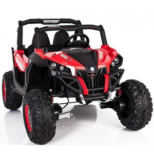 Masinuta electrica copii 4x4 Nichiduta Xtreme Jumper UTV-MX Red cu telecomanda 2.4G, 4Motoare 300W, Doua locuri, Roti Eva cu Suspensii, Scaun piele, Acumulator 12V7Ah, Pornire la cheie, Schimbator viteze, Lumini LED, Slow Start imagine