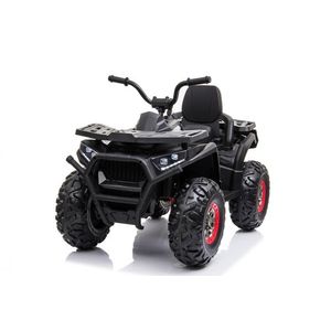 Atv electric pentru copii Nichiduta Desert 90W Black, Acumulator 12V 7Ah, Telecomanda 2.4G, Roti din cauciuc EVA, Pornire la cheie, Unitate audio cu muzica si display, Suspensii, Spatar inalt imagine