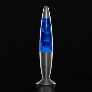 Lampa decorativa lava blue, 30w, inaltime 41 cm, alimentare priza imagine