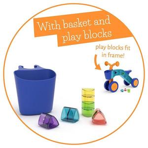 Vehicul pentru copii Chillafish ItsiBitsi Blocks OrangeBlue imagine
