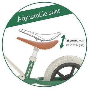 Bicicleta de echilibru, Chillafish Charlie Forest, Usoara, Cu ghidon si sa reglabile, Greutate 2.5 Kg, Cu roti din spuma EVA, 10 inch, Pentru 18-48 luni imagine