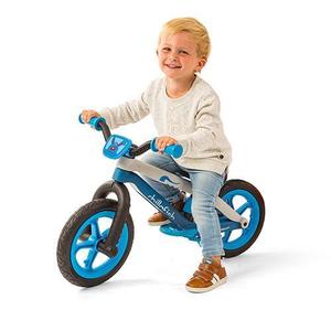 Bicicleta de echilibru Chillafish BMXie 02 Blue cu suport pentru picioare si frana integrata imagine