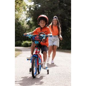 Bicicleta pentru copii Huffy Spiderman 16 inch cu roti ajutatoare imagine