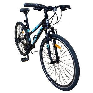 Bicicleta 700c hibrid, munte, oras, 21 viteze shimano, v-brake, cadru 17 inch aluminiu imagine