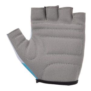 Manusi de ciclism pentru copii, Meteor, cu piele ecologica si insertii din spuma, inchidere velcro, masura S, lungime manusa 11.2 cm, Pony imagine