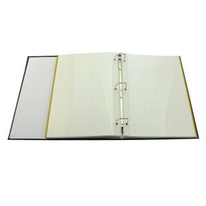Album foto classic 23x28 cm, 50 pagini albe autoadezive, tip caiet mecanic culoare albastru imagine