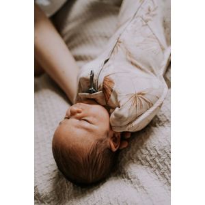 Saculet Swaddle infasat nou nascut + caciulita First Step Boho Sleepee imagine