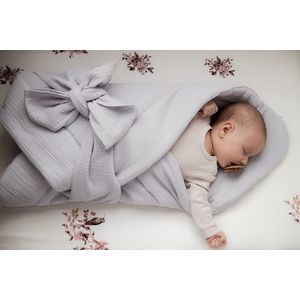Wrap Babyhorn pentru nou nascut Gri Sleepee imagine