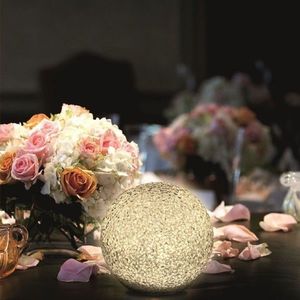 Glob luminos pentru decor, 2 led-uri cu lumina calda, 15 cm, alimentare baterii imagine