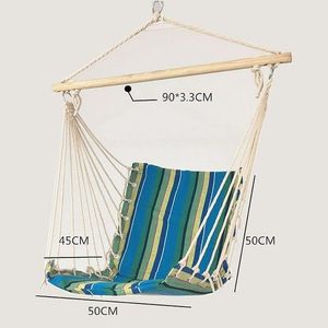 Hamac tip leagan pentru o persoana, suport lemn, 50x50x45 cm imagine