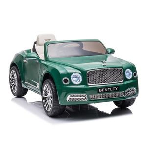 Masina electrica de jucarie bentley mulsanne, 2 motoare 35w, mp3, maxim 30 kg, telecomanda, roti eva, verde imagine