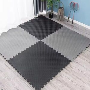 Covoras tip puzzle xxl, spuma eva, 100x100 cm, grosime 2 cm, antiderapant, bicolor culoare produs negrugri imagine