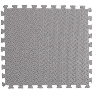 Covoras puzzle xl, 60x60 cm, grosime 2 cm, spuma eva, 2 piese culoare gri imagine