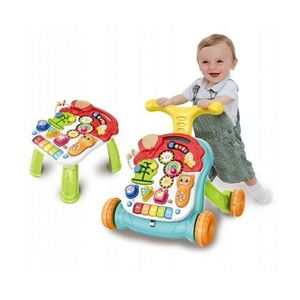 Premergator interactiv multifunctional, masuta activitati, efecte sonore, maner reglare inaltime, 2 viteze ajustabile imagine