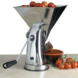 Masina manuala de tocat si stors rosii, sita separare seminte, inox alimentar, super gulliver imagine