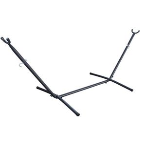 Suport cadru hamac, dimensiune 270x105 cm, metalic, greutate maxima suportata 200 kg, negru imagine