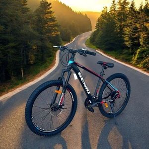 Bicicleta mtb hardtail 27.5 inch, 27 viteze, frane pe disc, cadru aluminiu 17 inch, genio imagine