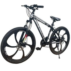 Bicicleta mtb 26 inch, shimano 21 viteze, frane pe disc, cadru din otel, tornado, black imagine