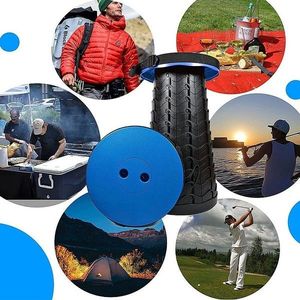 Scaun rotund pliabil, telescopic, maner pentru transport, pescuit si camping imagine