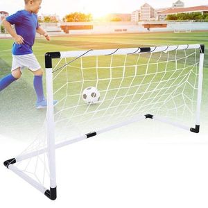 Set fotbal, 2 porti fotbal, minge si pompa, 92x61x48 cm, alb negru imagine