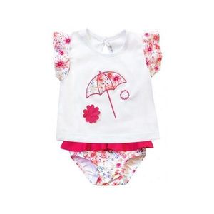 Costum de baie Pink Umbrella fetite 2 ani imagine
