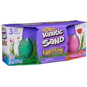 Kinetic Sand. Pachet 3 oua cu surpriza imagine