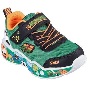 Pantofi sport copii Skechers Play Scene 407312N-GRMT, 22, Verde imagine