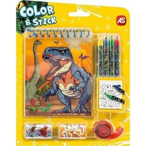 Set de desen Pocket: Color and Stick. Dinozauri imagine