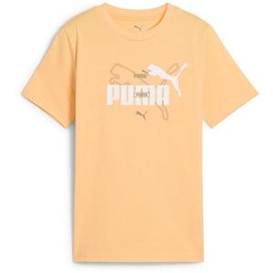 Tricou copii Puma Ess Logo Lab Summer Tee B 68579541, 128, Portocaliu imagine