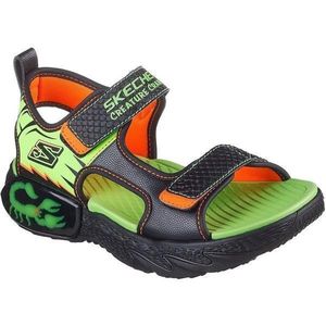 Sandale copii Skechers Creature-splash-bugt 402121L-BKLM, 34, Verde imagine