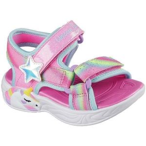Sandale copii Skechers Unicorn Dreams Sanda 303107N-PKMT, 24, Roz imagine