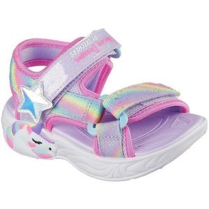 Sandale copii Skechers Unicorn Dreams Sanda 303107N-LVMT, 24, Roz imagine