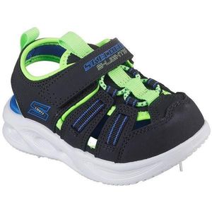 Sandale copii Skechers Sola Glow Sandal-hyp 407033N-BKLM, 21, Negru imagine