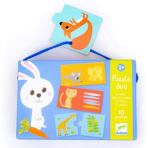 Puzzle educativ - Puzzle duo: Dinner's ready! | Djeco imagine