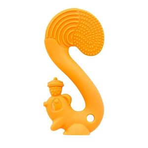 Jucarie dentitie - Veverita - Orange | Mombella imagine
