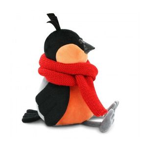 Jucarie de plus - Bob the Bullfinch - Red Scarf | Orange Toys imagine