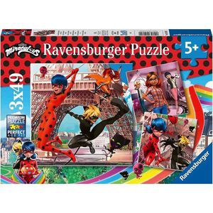 Puzzle - Miraculous - 3X49 piese | Ravensburger imagine