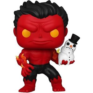Figurina - Pop! Marvel Holiday: Red Hulk | Funko imagine