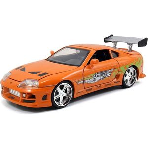 Masinuta - Toyota Supra 1995 Fast and Furios + figurina Brian | Jada Toys imagine