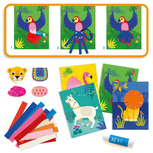 Set creativ - Animale cu bucle | Djeco imagine